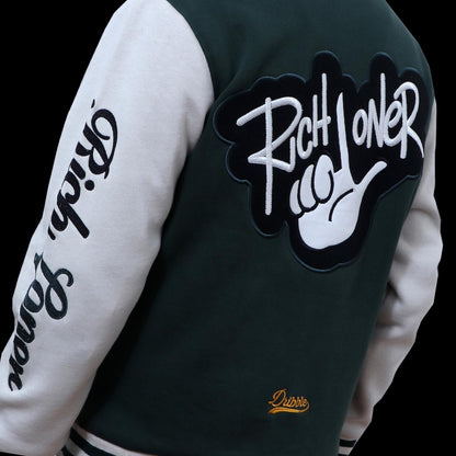 RICH LONER X BOTTLE GREEN VARSITY