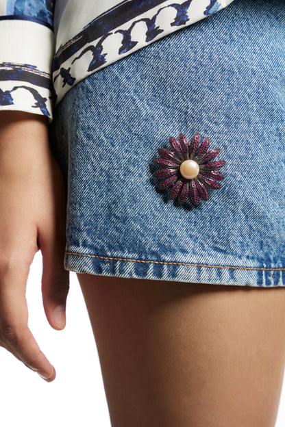 Bacardi Flower Brooch