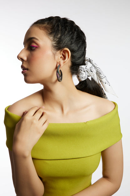 Ron Havana Interwined Multicoloured Earrings