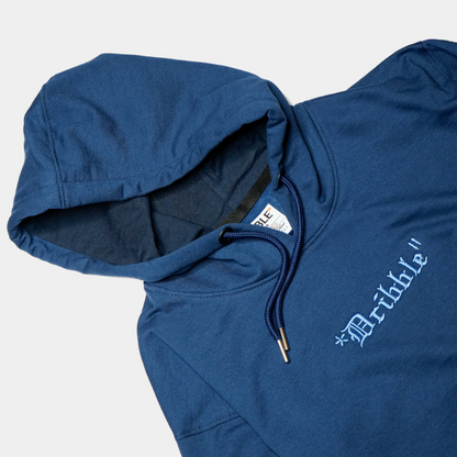 UNBOTHERED DENIM BLUE HOODIE