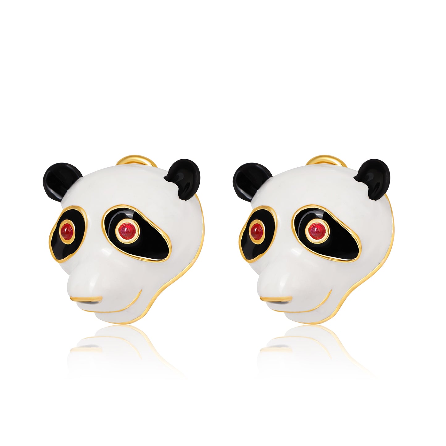 Panda Earrings - Stud | Studs By WrapGame India