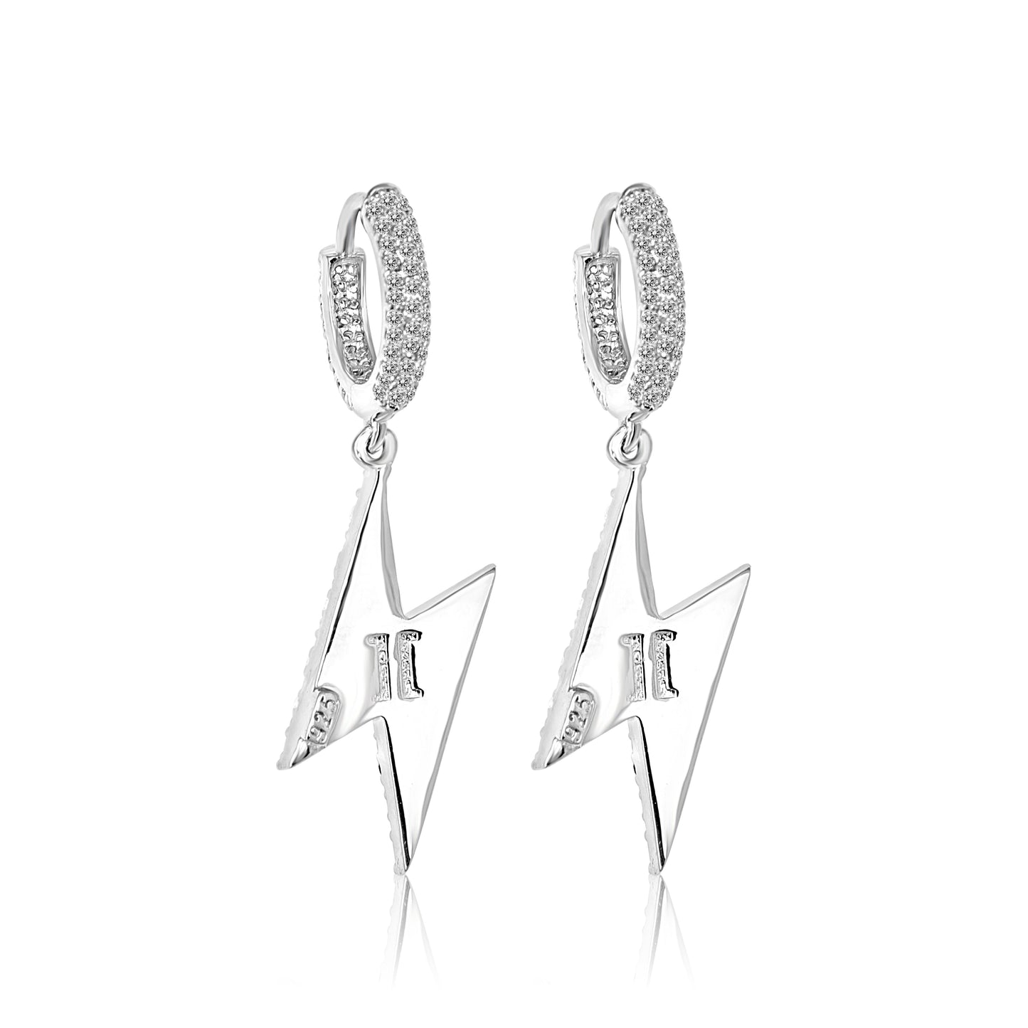 Flash Earrings - 925 Pure Silver