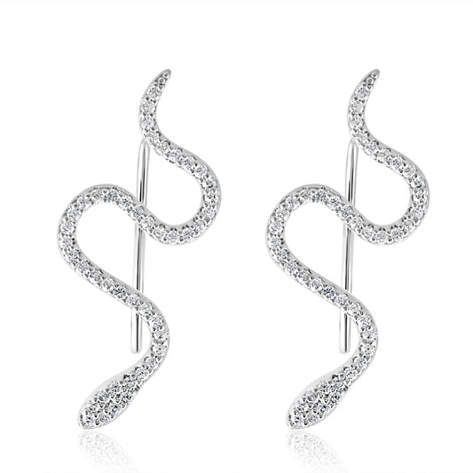 ICED SARPA EAR CUFFS