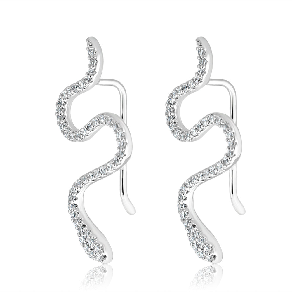 ICED SARPA EAR CUFFS