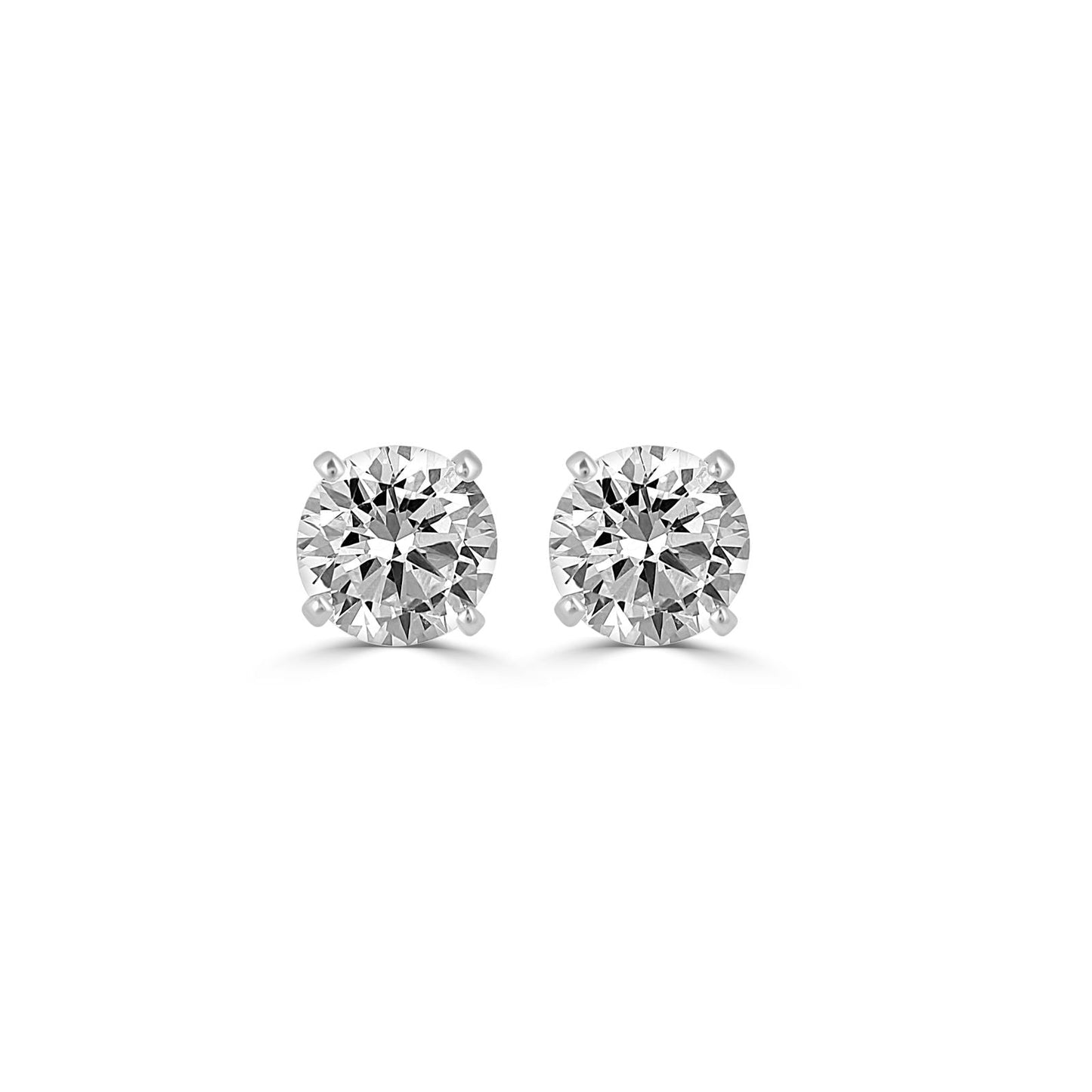 5-Carats Solitaire Studs