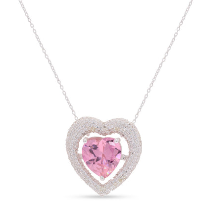 Solitaire Heart Necklace