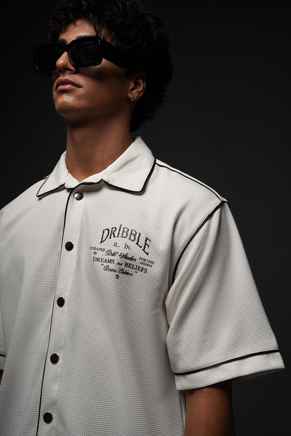 DRBL WAFFLE PHANTOM WHITE SHIRT