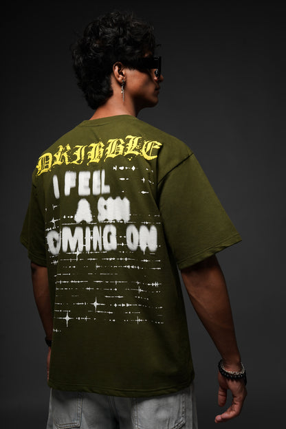 DRBL SINFUL SHADOWS OLIVE TEE