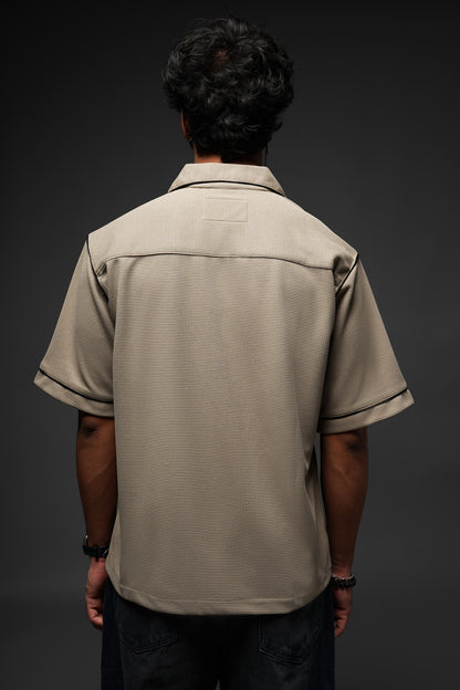 DRBL WAFFLE SAHARA BEIGE SHIRT