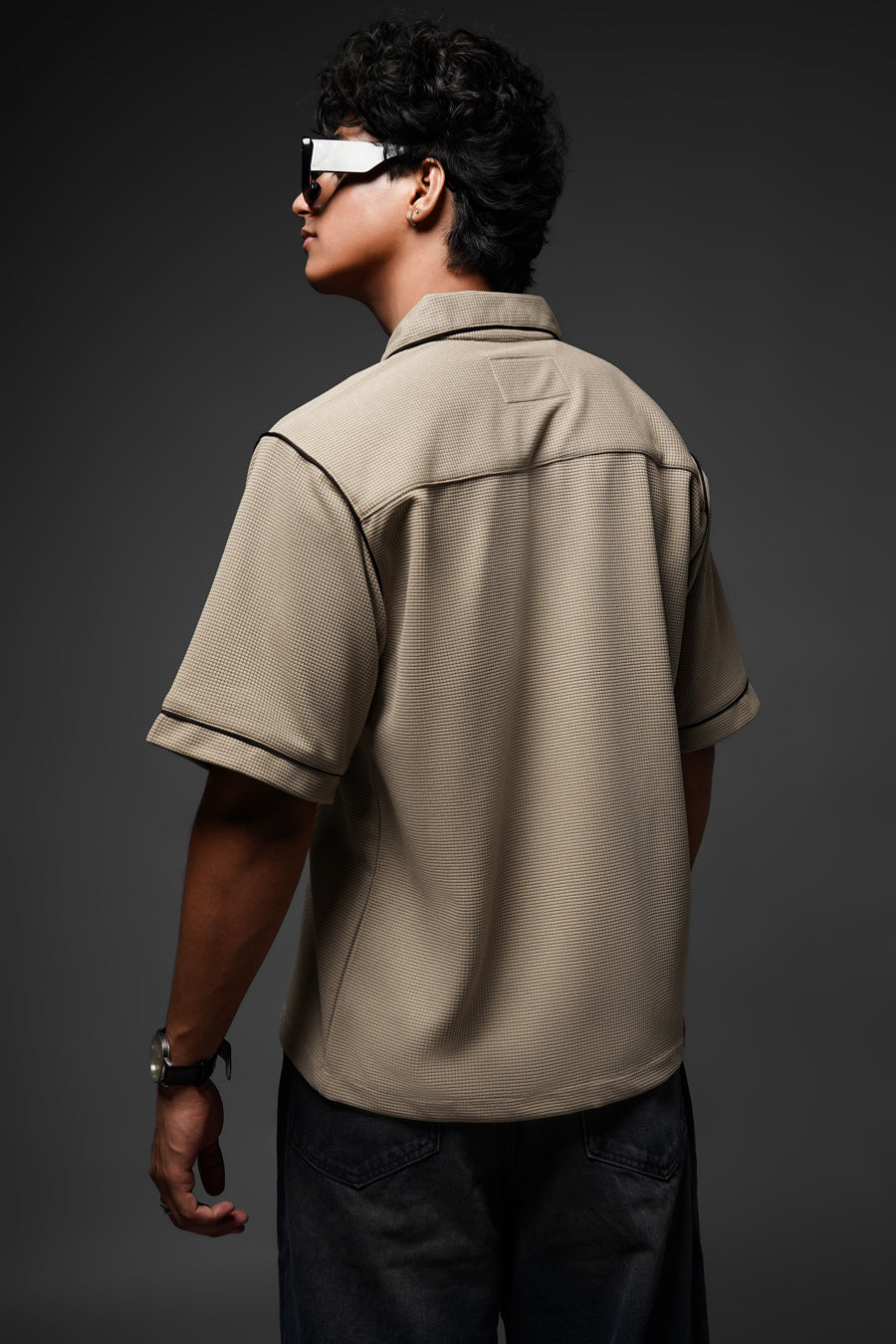 DRBL WAFFLE SAHARA BEIGE SHIRT