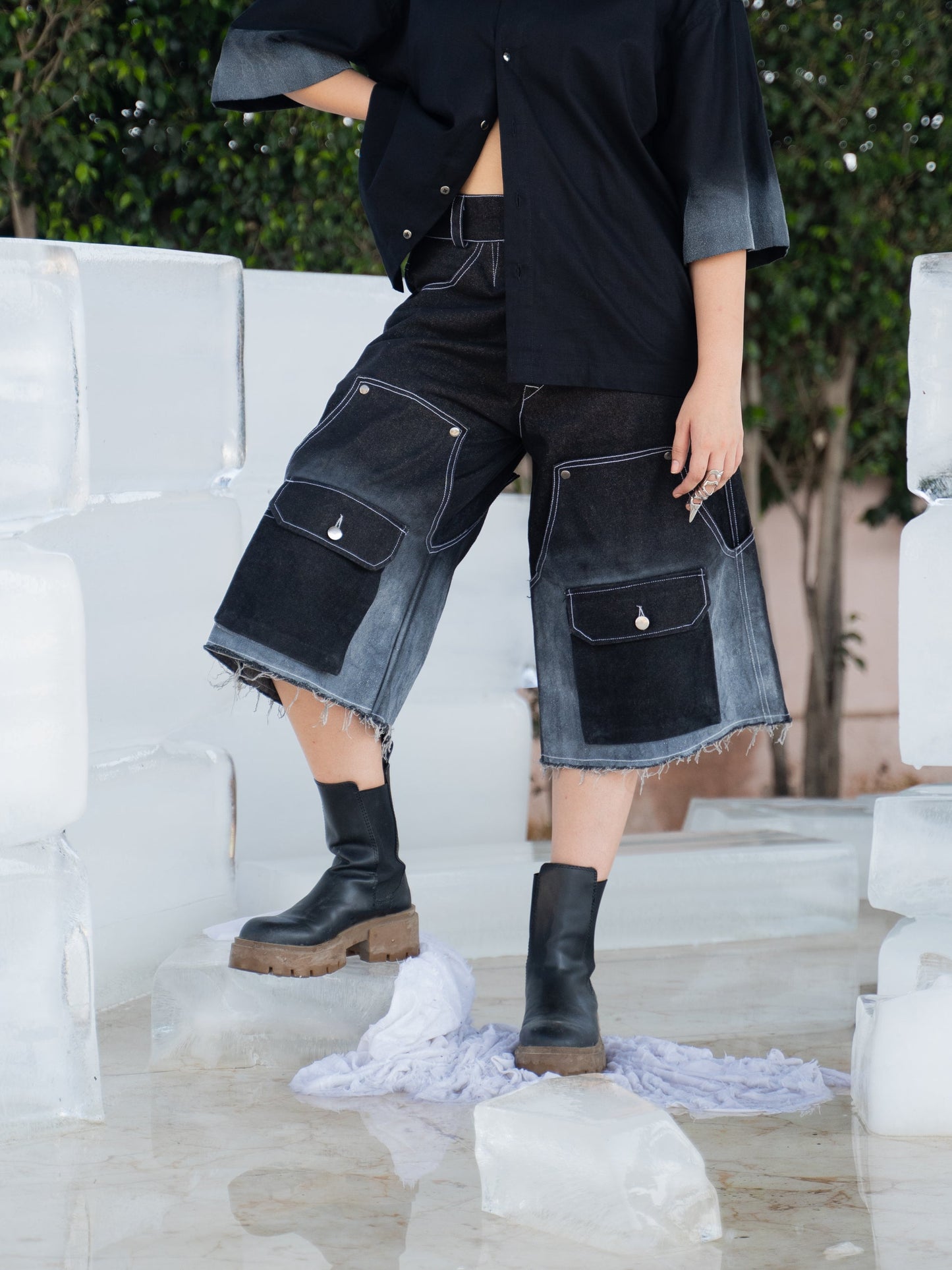 Frosted Jorts Female (Black)