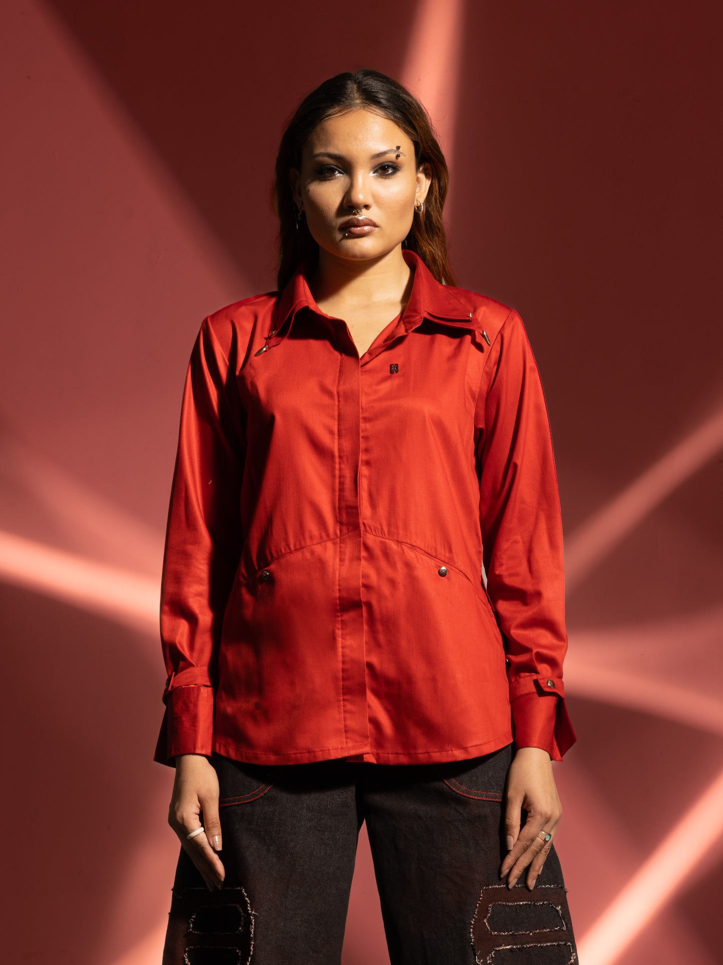 Cotton Sateen Shirt Female